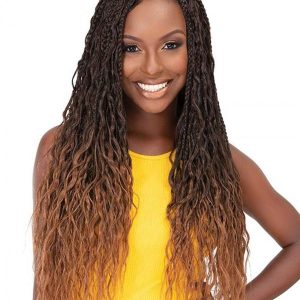 Crochet Braids Gris 24 pouces Messy - Janet Collection