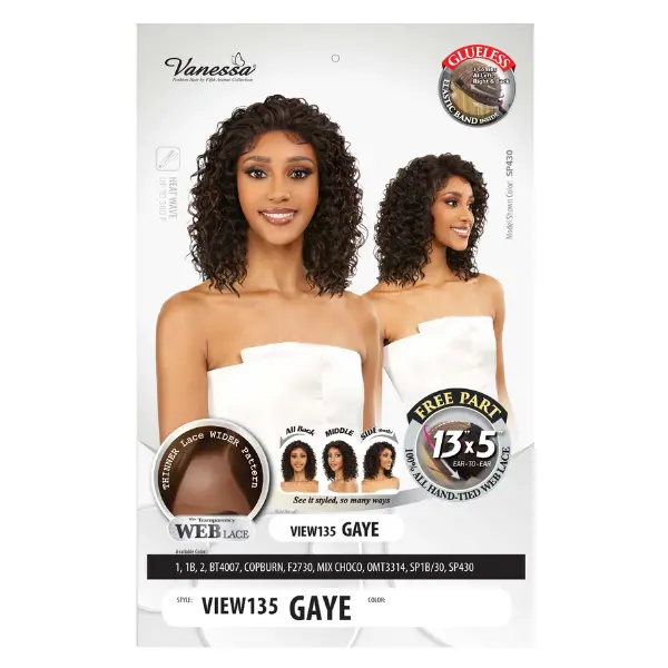 Perruque Curly Bob HD Lace 13X5 Gaye - Vanessa – Image 6